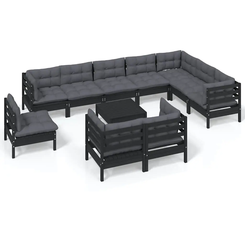 11-Piece Lounge Set for Outdoor Enjoyment