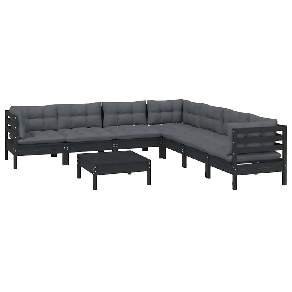 8 Piece Garden Lounge Set for Outdoor Use