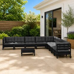 Practical 10-Piece Garden Lounge Set for Your Outdoor Area