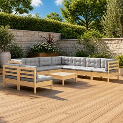 Perfect 10-Piece Lounge Set for Your Outdoor Gatherings