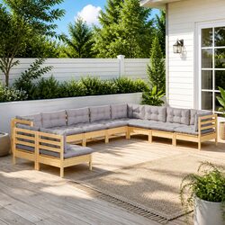 Functional 10-Piece Garden Lounge Set for Outdoor Relaxation