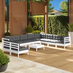 Functional 11-Piece Garden Lounge Set for Everyday Use