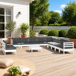 Versatile 12-Piece Garden Lounge Set for Any Outdoor Setting