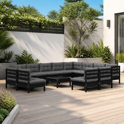 Versatile Outdoor Lounge Set 13-Piece Configuration