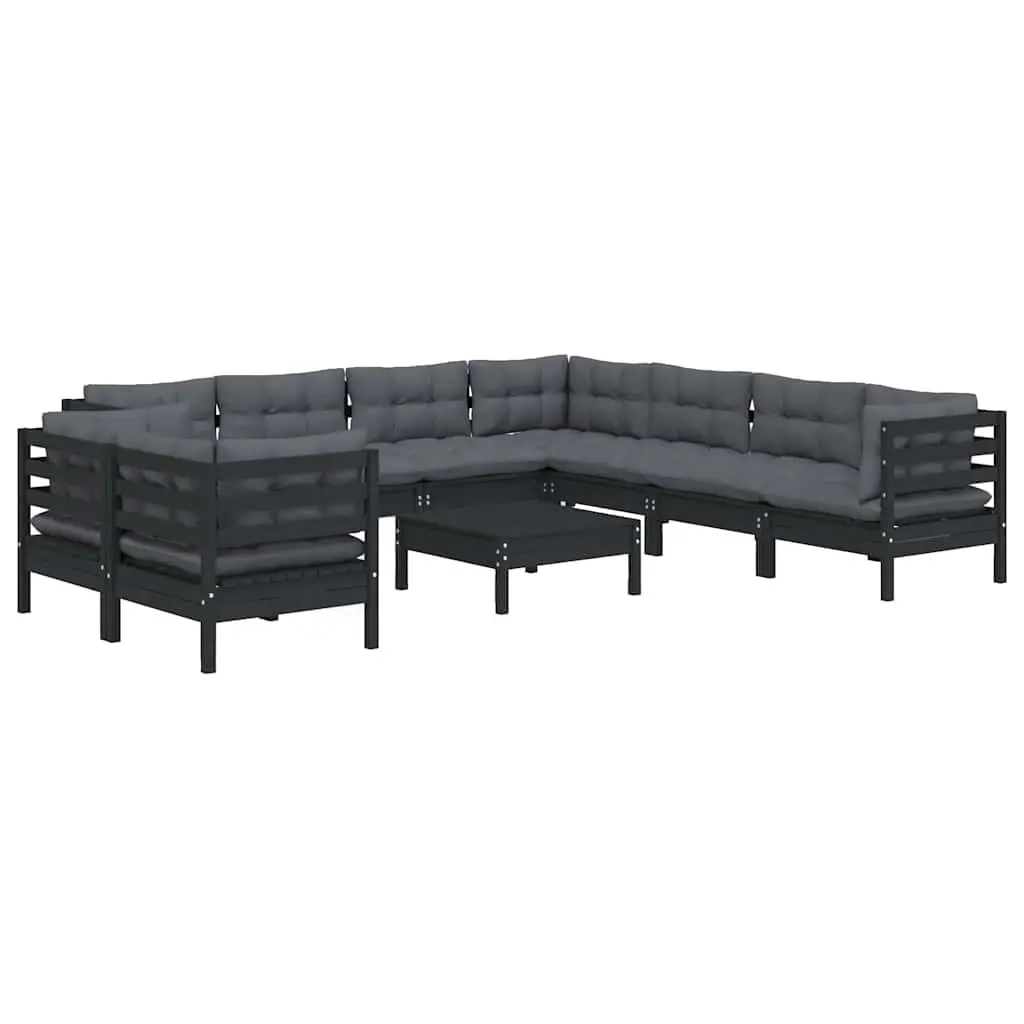 10-Piece Garden Lounge Set for Outdoor Spaces