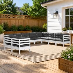 Ideal 10 Piece Lounge Set for Outdoor Gatherings