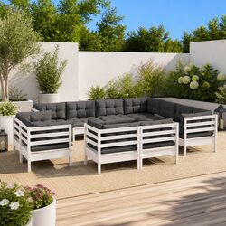 Practical 11-Piece Lounge Set for Your Patio Needs