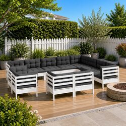 Practical 12-Piece Outdoor Lounge Set for Gardens