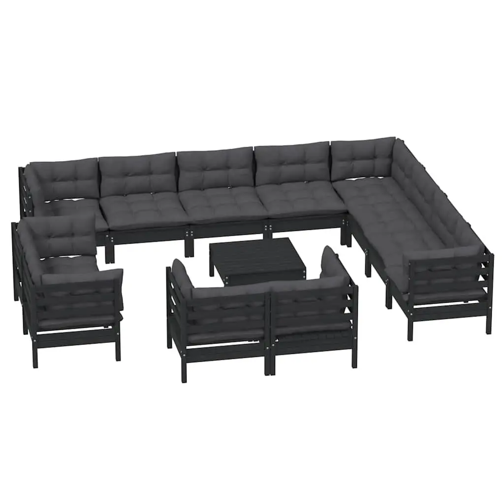 13 Piece Modular Lounge Set for Outdoor Use