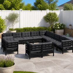 Practical 13 Piece Outdoor Lounge Set for Relaxation
