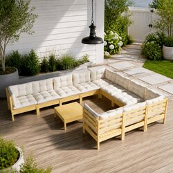 Versatile 11 Piece Patio Lounge Set for Any Occasion