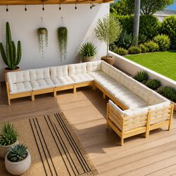Practical 10 Piece Outdoor Lounge Set for Any Occasion