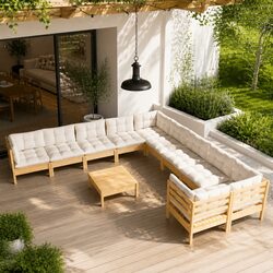 Versatile 11 Piece Lounge Set for Your Outdoor Living Needs