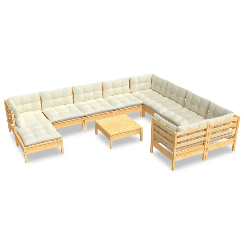 11 Piece Garden Lounge Set for Outdoor Living