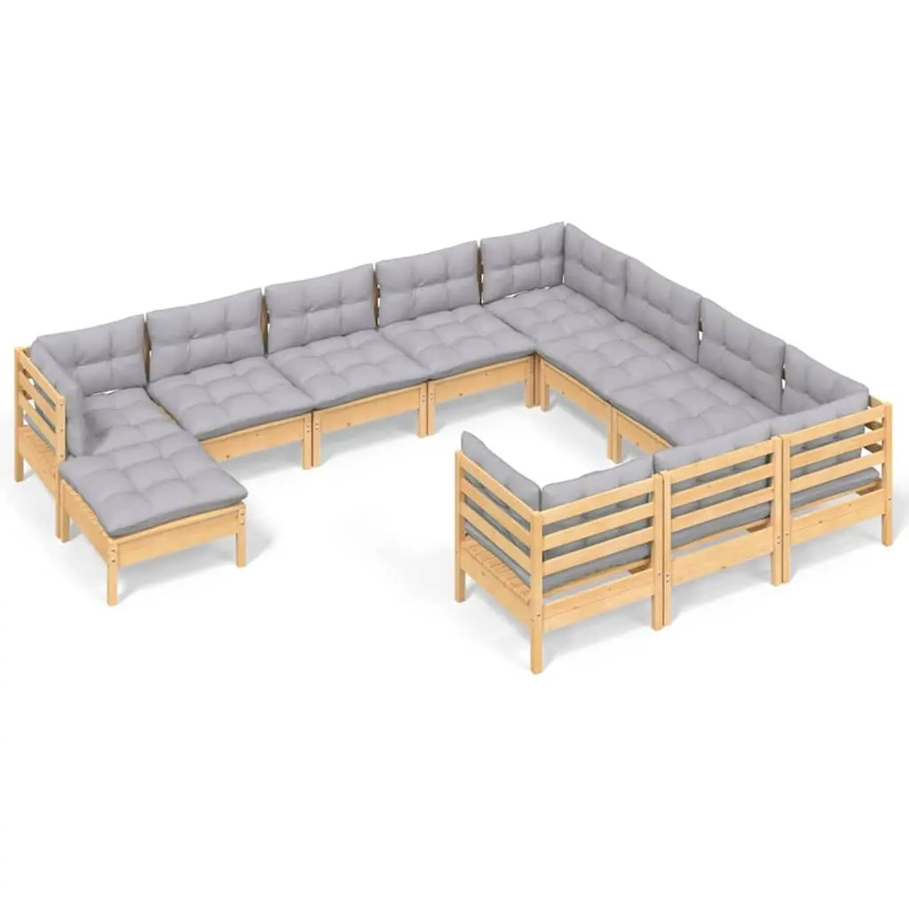 11-Piece Lounge Set for Outdoor Gatherings