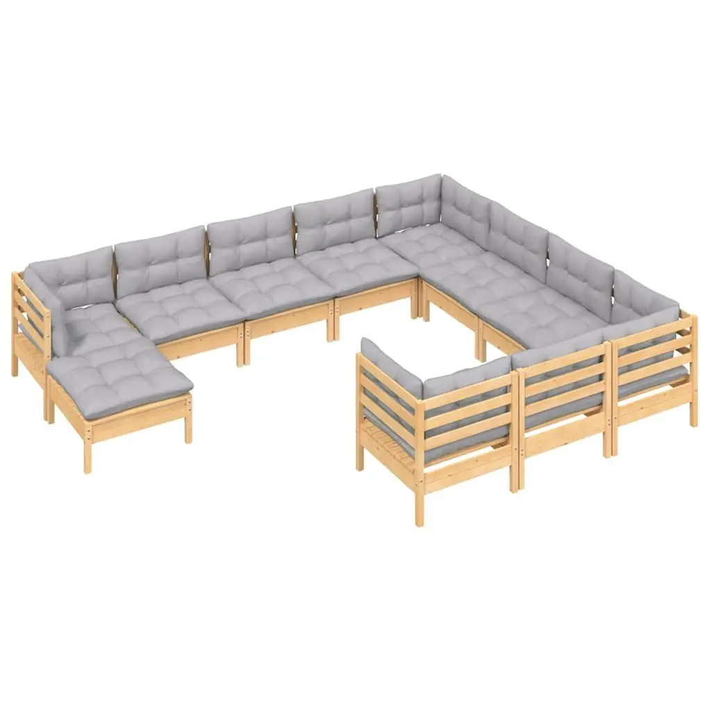 11-Piece Lounge Set for Outdoor Gatherings