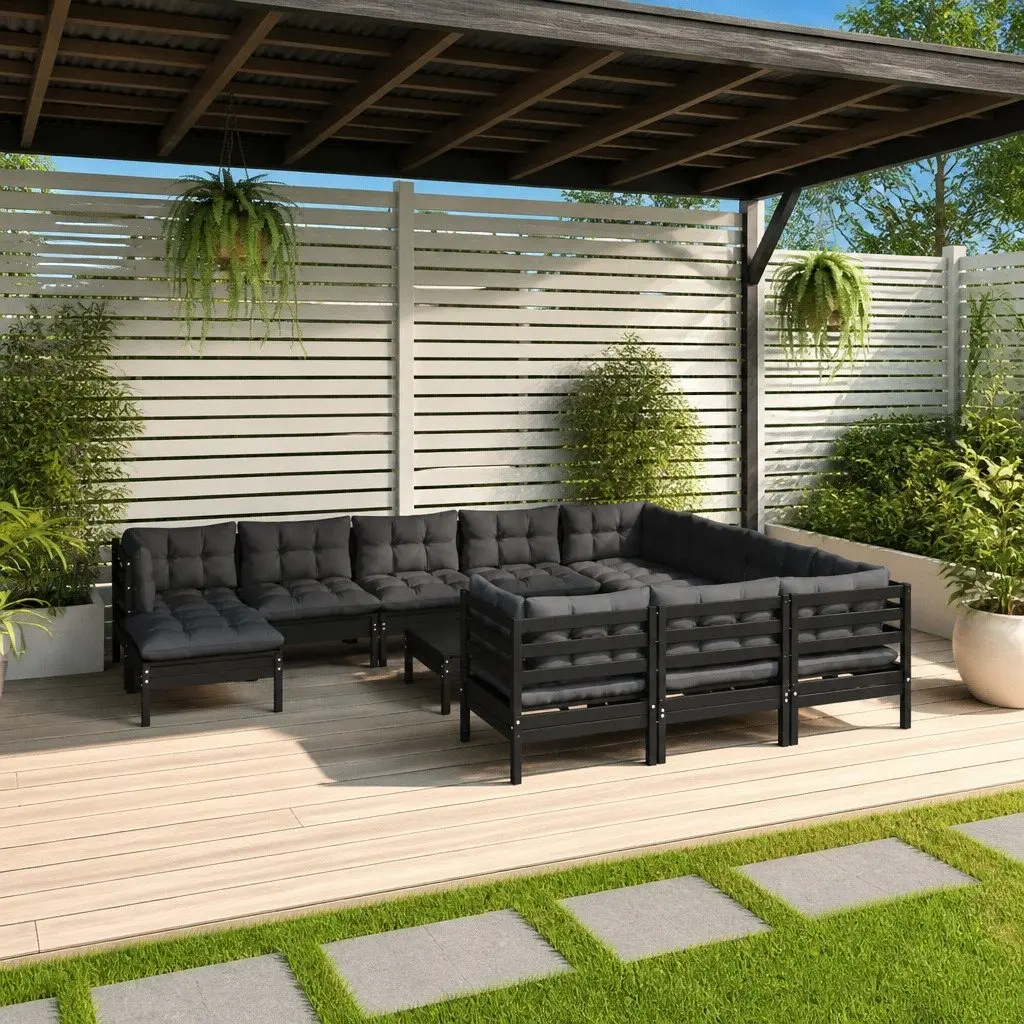 12-Piece Outdoor Lounge Set with Custom Configuration