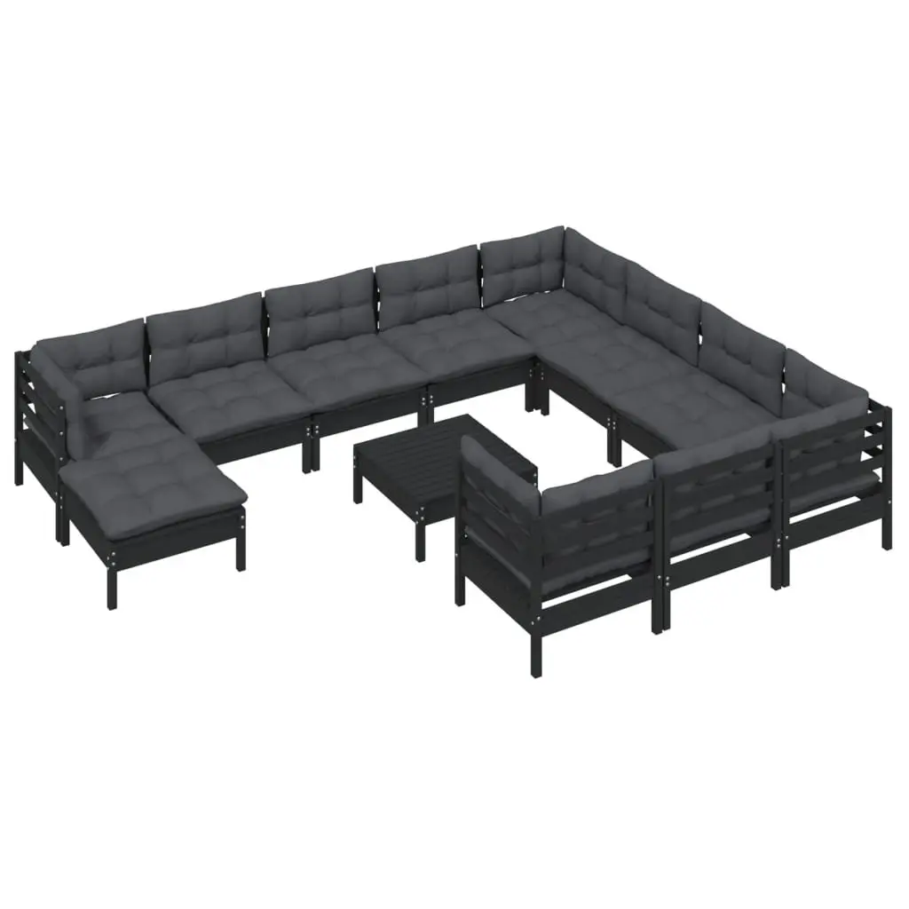 12-Piece Outdoor Lounge Set with Custom Configuration