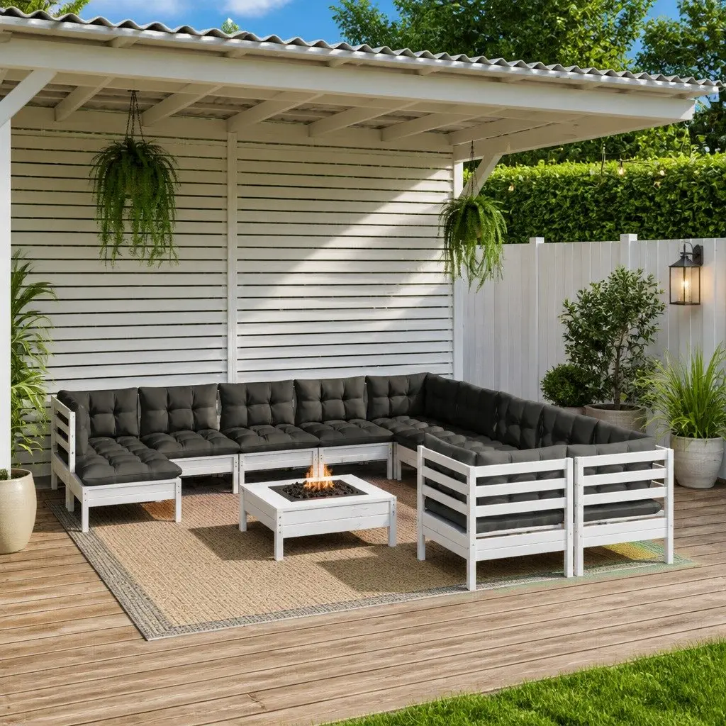 12-Piece Garden Lounge Set for Relaxation
