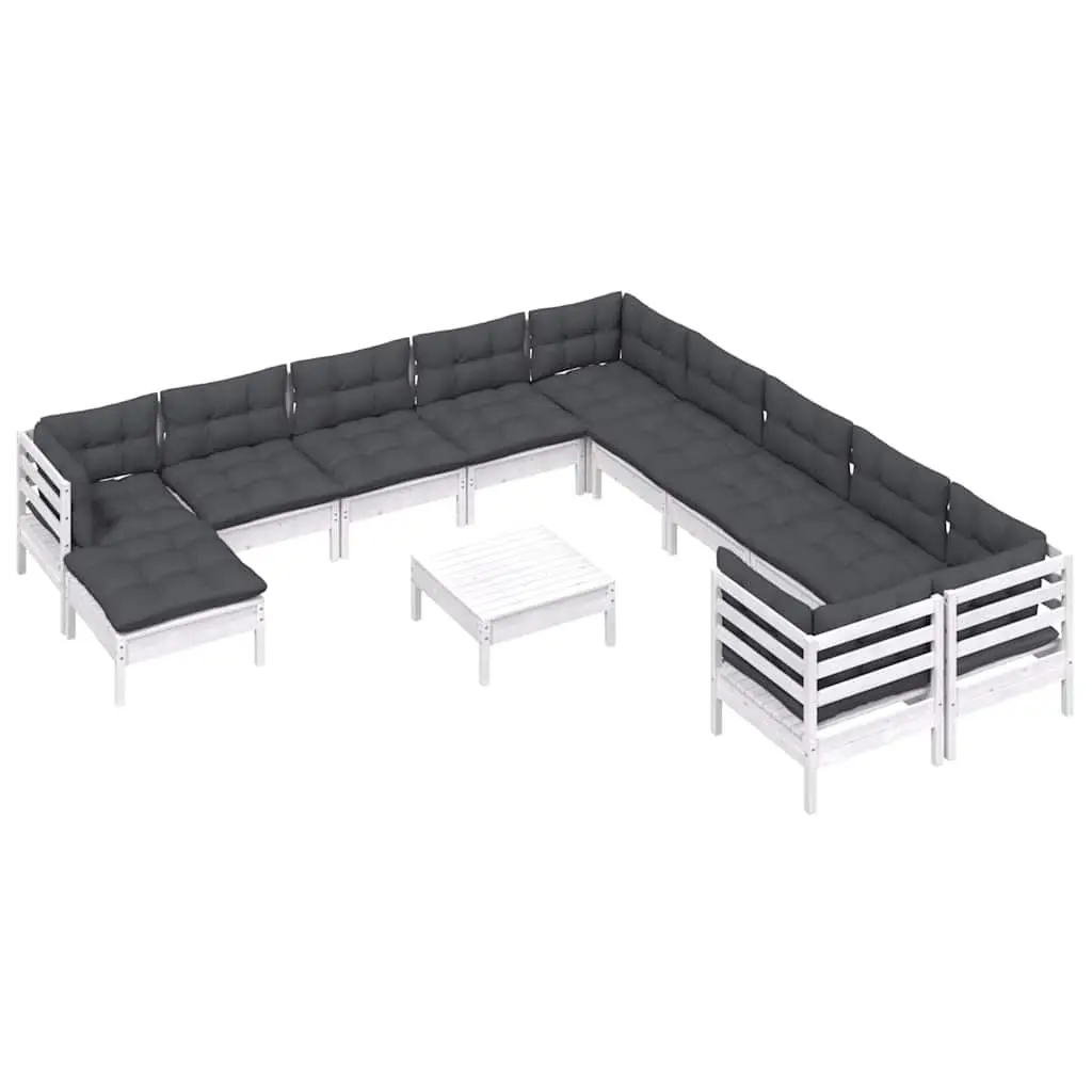 12-Piece Garden Lounge Set for Relaxation