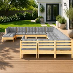 The Perfect 12 Piece Garden Lounge Set for Any Outdoor Space