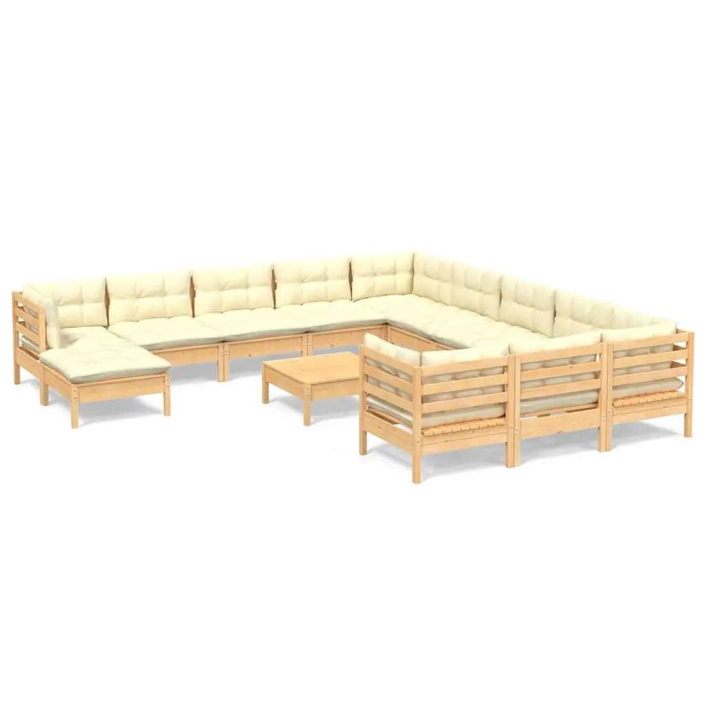 13-Piece Lounge Set for Outdoor Relaxation