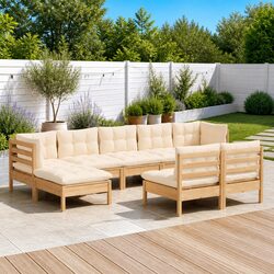 Comfortable 9 Piece Outdoor Lounge Set for Any Garden