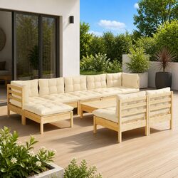 Versatile Lounge Set for Patio and Garden Use