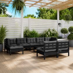 Versatile 10-Piece Garden Lounge Set for Any Patio