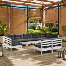 Practical 9 Piece Lounge Set for Your Outdoor Living