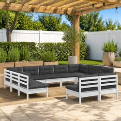 Functional 11-Piece Outdoor Lounge Set for Relaxation