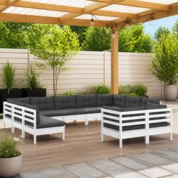 Practical 11-Piece Garden Lounge Set for Any Space
