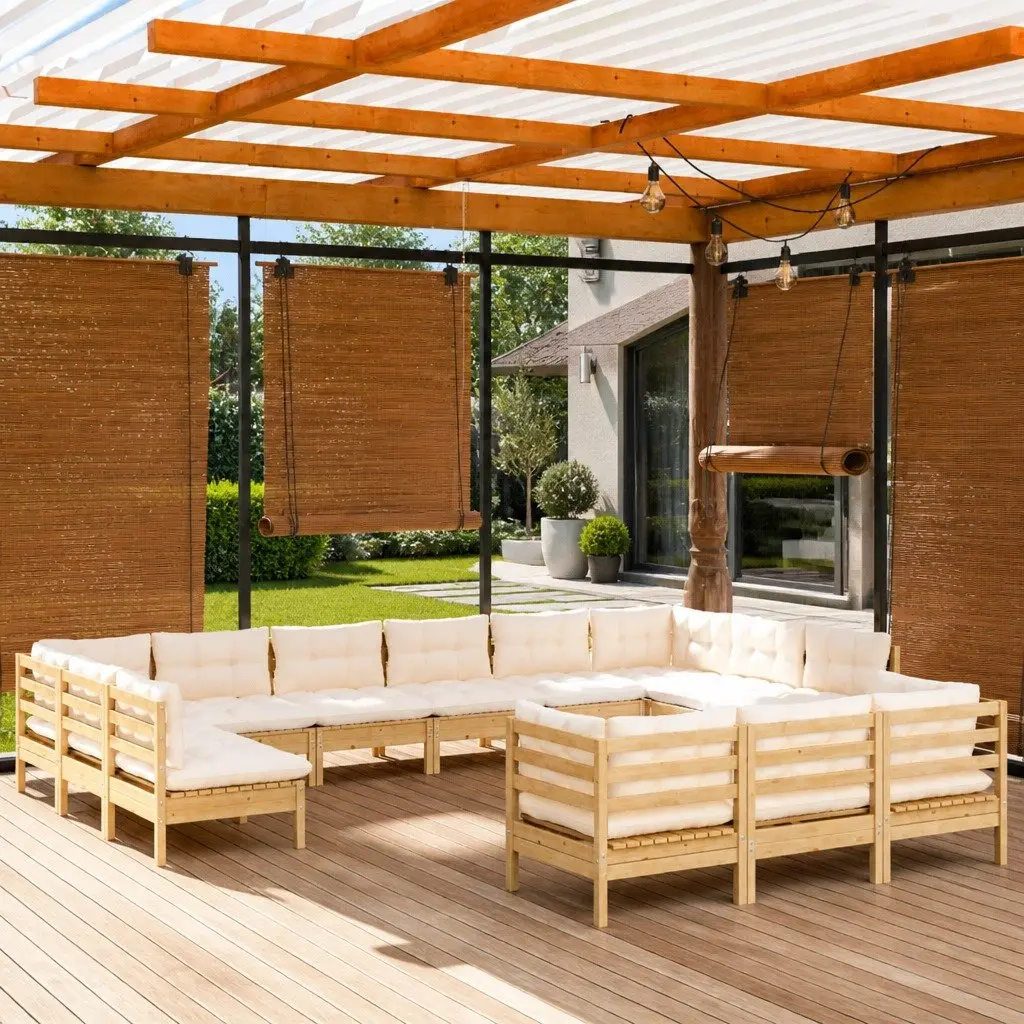 13 Piece Garden Lounge Set for Outdoor Use