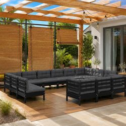 Practical 13-Piece Lounge Set for Outdoor Gatherings