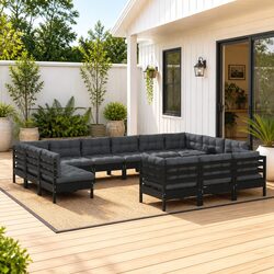 Perfect Addition for Your Patio: 14 Piece Lounge Set