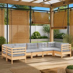 Practical 7-Piece Lounge Set for Your Outdoor Gatherings