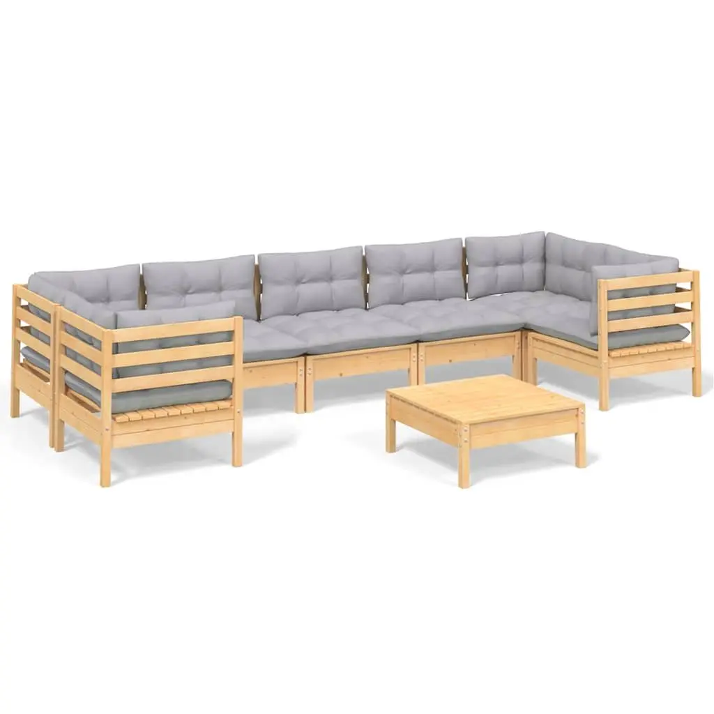 8 Piece Lounge Set for Outdoor Gatherings