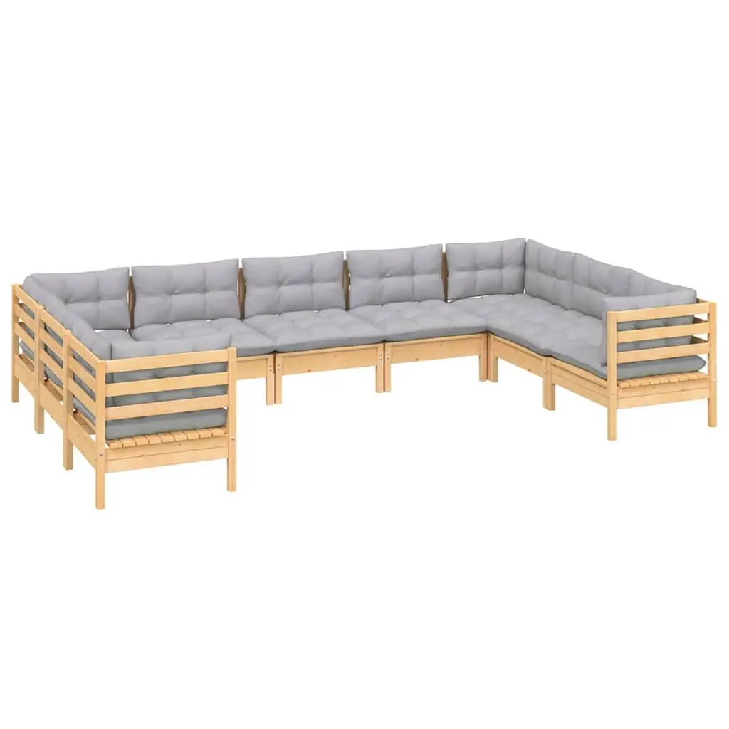 9 Piece Outdoor Lounge Set for Gatherings