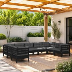 Versatile 9-Piece Outdoor Lounge Set for Any Patio