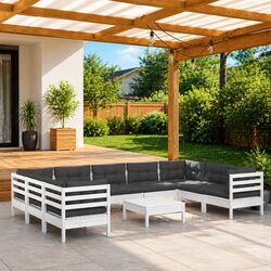 Versatile 10-Piece Outdoor Lounge Set for Any Occasion
