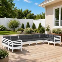 Versatile 10 Piece Lounge Set for Outdoor Gatherings