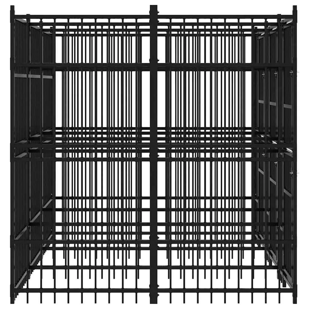 Dog Kennel Outdoor Run Exercise Pen Steel Frame Large Garden Play Enclosure