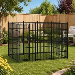 Versatile Outdoor Dog Kennel for Safe Play and Exercise