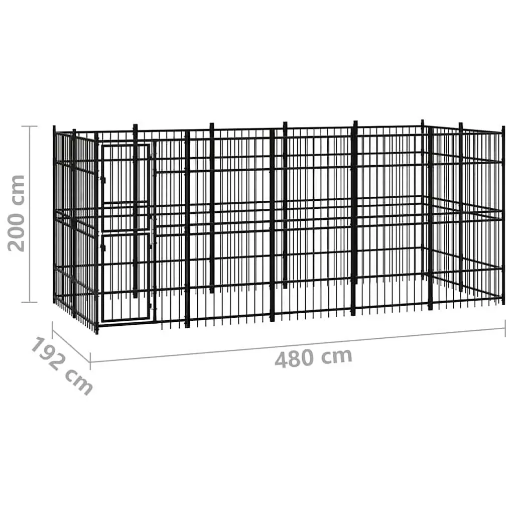 Outdoor Dog Kennel for Active Playtime