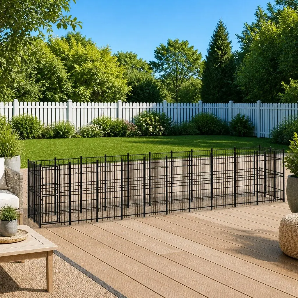 Outdoor Dog Kennel for Training and Play