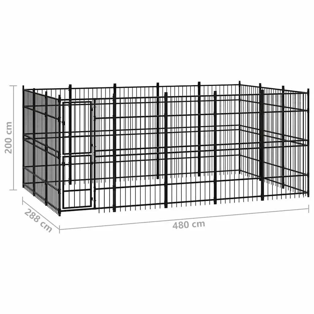 Outdoor Kennel for Safe Dog Play and Training