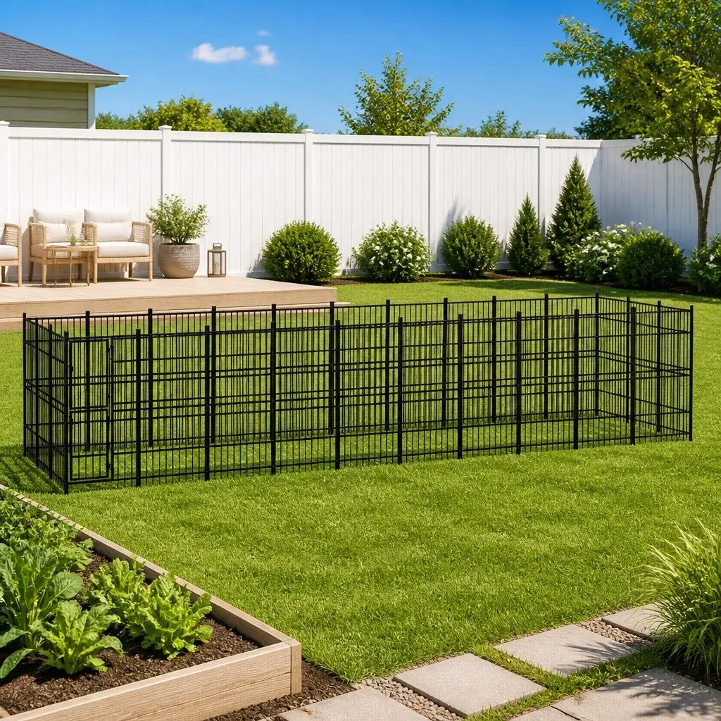 Outdoor Dog Kennel for Safe Play and Exercise