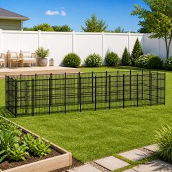 Functional Outdoor Dog Kennel for Safe Play and Exercise