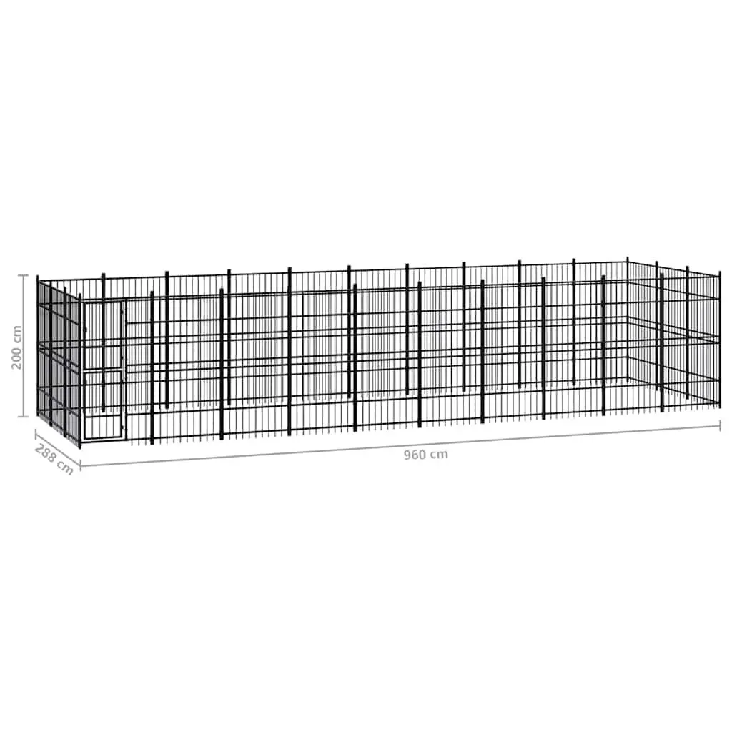 Outdoor Dog Kennel for Safe Play and Exercise