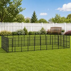 Practical Outdoor Dog Kennel for Training and Play